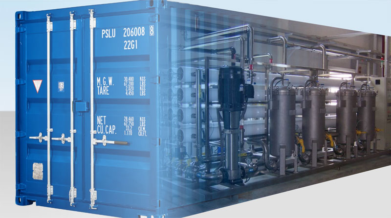 DAS-224M Konteyner Tipi Deniz Suyu Arıtma Sistemleri